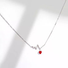 Load image into Gallery viewer, Qalb Heartbeat Necklace
