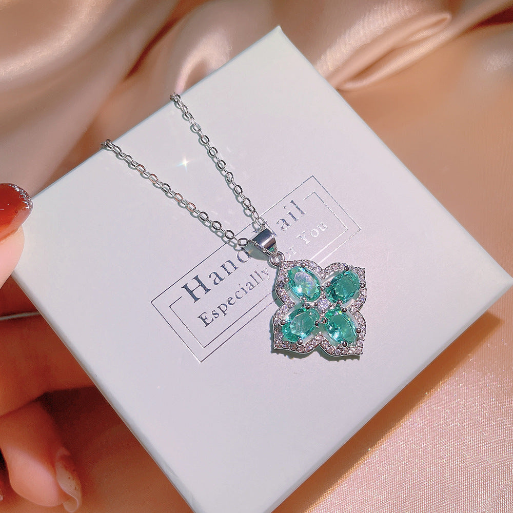 FIDA Emerald Zircon Necklace
